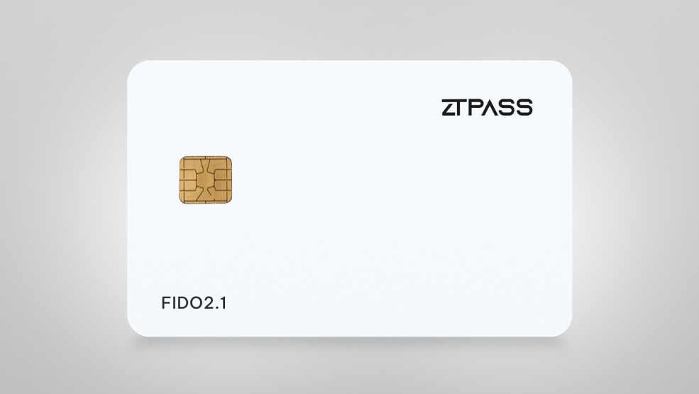 ZTPass SmartAuth FIDO2 Smart Card | FIDO2 Certified | Passkeys