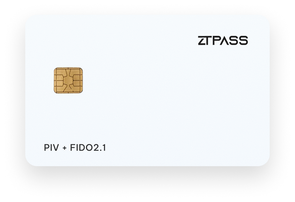 ZTPass SmartAuth FIPS | Smart Card | High-Security Authenticator