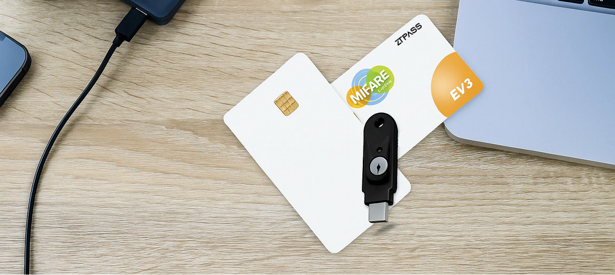 Smart Card Key ZTPass | Passwordless Security with Smart Cards & Security Keys
